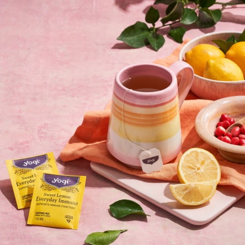 Yogi® Sweet Lemon Everyday Immune Tea Perspective: bottom
