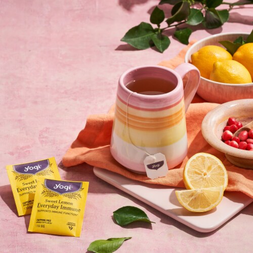 Yogi® Sweet Lemon Everyday Immune Tea Perspective: bottom