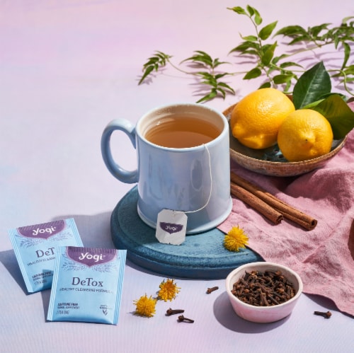 Yogi Detox Organic Herbal Tea Bags Perspective: bottom