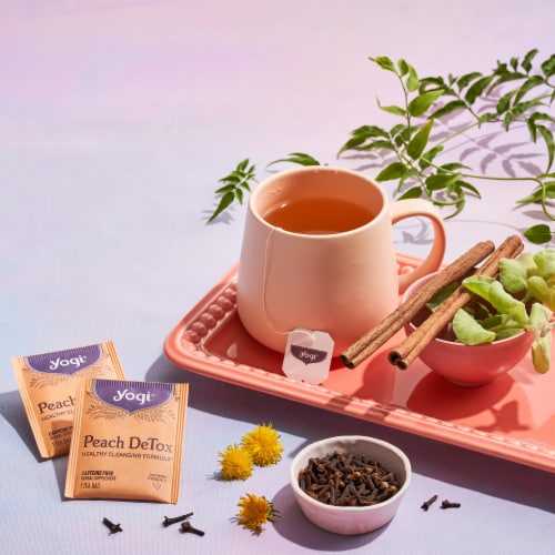 Yogi® Peach DeTox Tea Bags Perspective: bottom