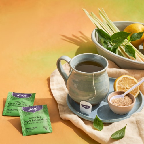 Yogi Green Tea Super Antioxidant Organic Green Tea Bags Perspective: bottom