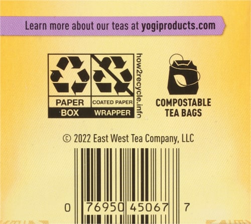 Yogi Berry DeTox Caffeine Free Tea Bags Perspective: bottom