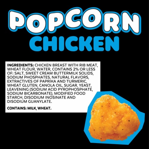 Pilgrim's Pride Popcorn Chicken Popcorn Perspective: bottom