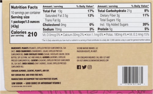 Second Nature® Gluten Free Wholesome Medley Mix Packs Perspective: bottom