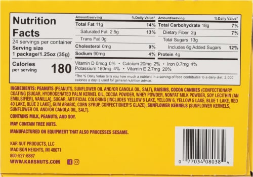 Kar's® Sweet 'N Salty Nut Mix Snack Perspective: bottom