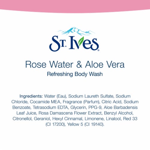 St. Ives® Rose Water & Aloe Vera Refreshing Body Wash Perspective: bottom