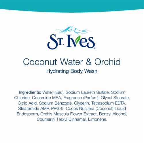 St. Ives Coconut Water & Orchid Hydrating Body Wash Perspective: bottom