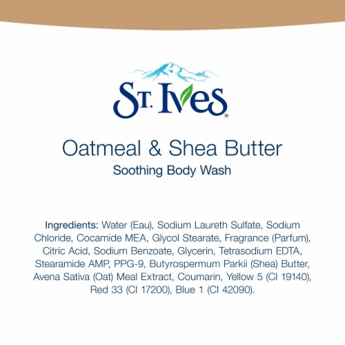 St. Ives® Oatmeal & Shea Butter Soothing Body Wash Perspective: bottom
