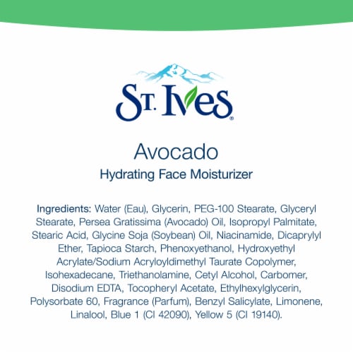 St. Ives® Hydrating Avocado Face Moisturizer Perspective: bottom