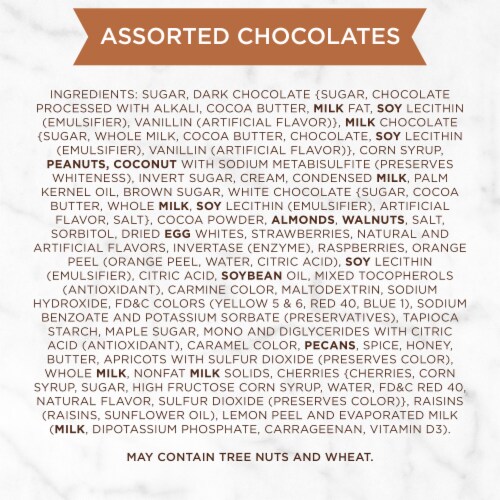 RUSSELL STOVER Christmas Assorted Milk & Dark Chocolate Santa Gift Tin Perspective: bottom