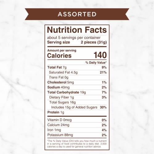 RUSSELL STOVER Assorted Milk & Dark Chocolates Bag Perspective: bottom