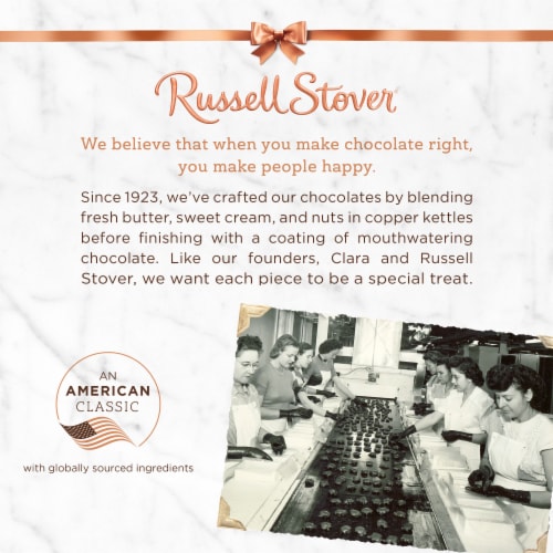 RUSSELL STOVER Easter Bunny Peanut Butter in Milk Chocolate Candy Rabbit Perspective: bottom