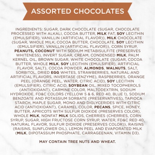 RUSSELL STOVER Christmas Fresh Classic Assorted Milk & Dark Chocolate Gift Tin Perspective: bottom