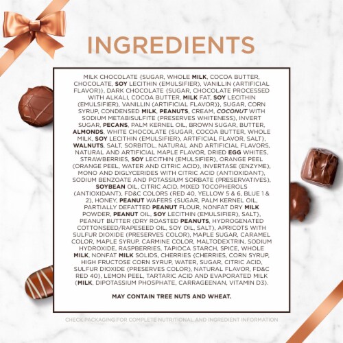 RUSSELL STOVER Assorted Milk & Dark Chocolate Gift Box Perspective: bottom