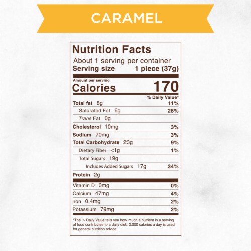 RUSSELL STOVER Halloween Milk Chocolate Caramel Pumpkin Perspective: bottom