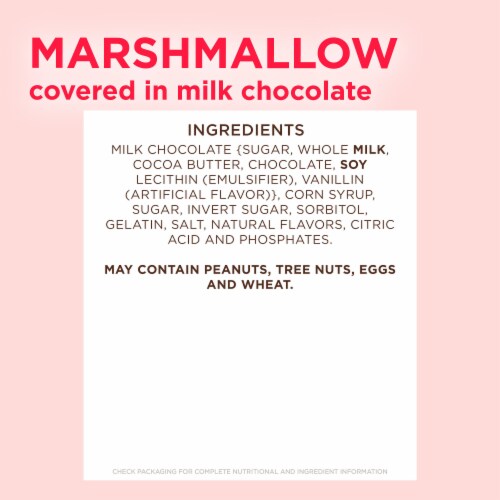 RUSSELL STOVER Valentine's Day Milk Chocolate Marshmallow Heart Perspective: bottom