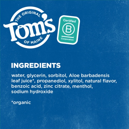 Tom's of Maine Wicked Fresh! Alcohol-Free Natural Mouthwash Cool Mountain Mint Perspective: bottom