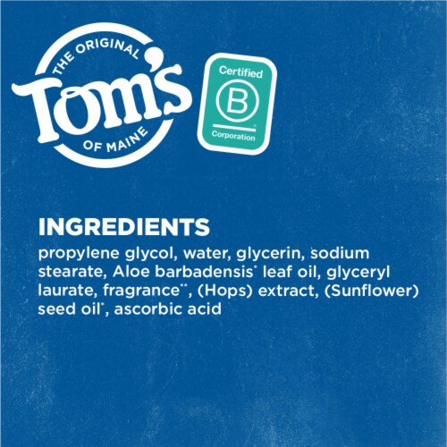 Tom's of Maine Long-Lasting Aluminum-Free Natural Deodorant for Women Unscented Perspective: bottom