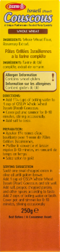 Osem Israeli Pearl Whole Wheat Couscous Perspective: bottom