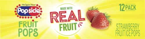 Popsicle® Strawberry Fruit Pops Perspective: bottom