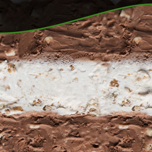 Breyers Layered Dessert S'Mores Frozen Dairy Dessert Tub Perspective: bottom