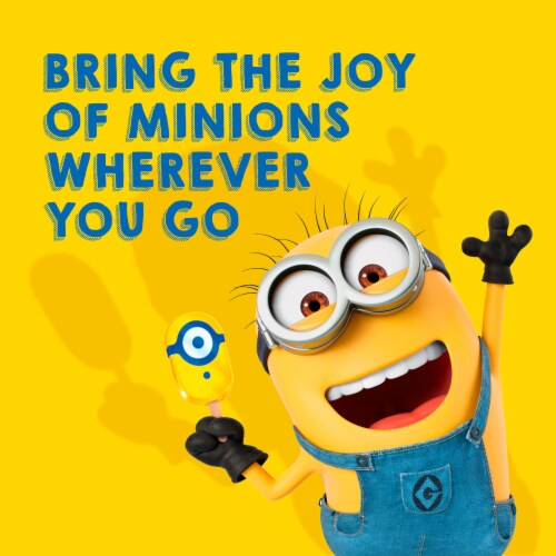 Popsicle Minions Ice Pops Strawberry Banana and Blue Raspberry Frozen Bars Perspective: bottom