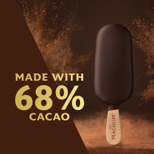 Magnum Mini Dark Chocolate Truffle Ice Cream Bars Perspective: bottom