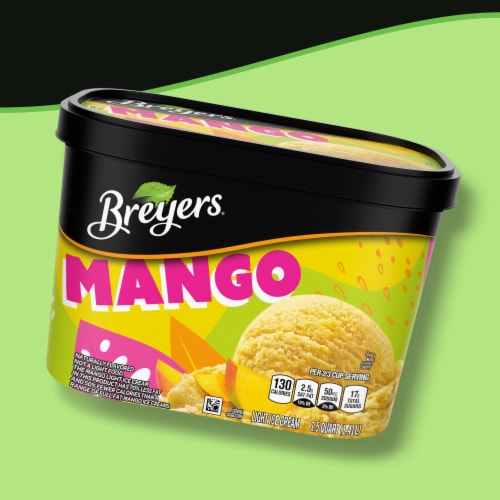Breyers Mango Ice Cream Perspective: bottom