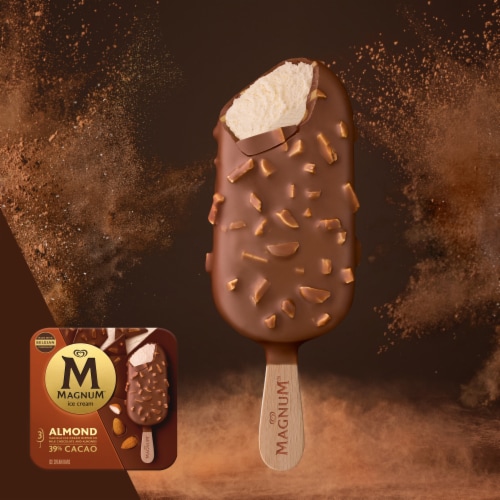 Magnum Almond Ice Cream Bars Perspective: bottom
