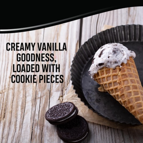 Breyers Cookies and Cream Frozen Dairy Dessert Tub Perspective: bottom