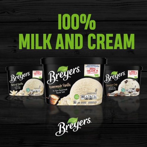 Breyers Classics Homemade Vanilla Ice Cream Perspective: bottom