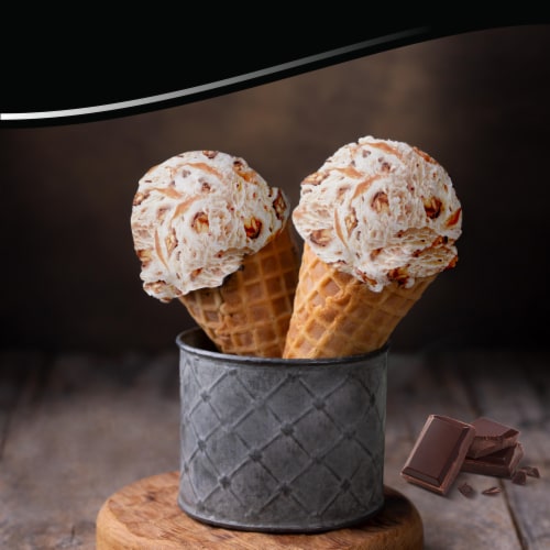 Breyers SNICKERS® Light Ice Cream Tub Perspective: bottom