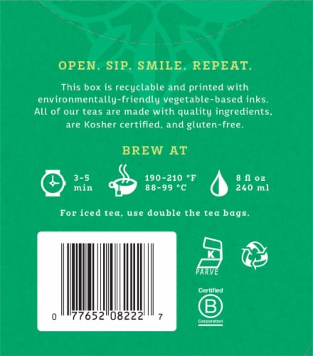 Stash Caffeine Free Peppermint Herbal Tea Perspective: bottom