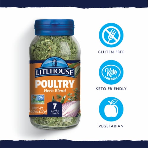 Litehouse® Poultry Blend Freeze Dried Herbs, 0.46 oz Perspective: bottom