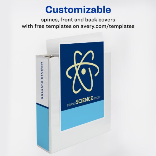 Avery® Durable Binder - White Perspective: bottom