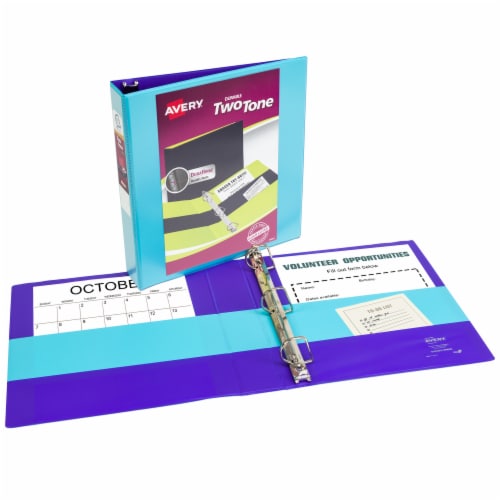 Avery® Durable Two-Tone Binder - Colors May Vary Perspective: bottom