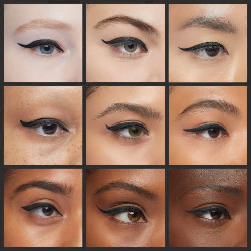 Wet n Wild Megaliner Black Noir Liquid Eye Liner Perspective: bottom