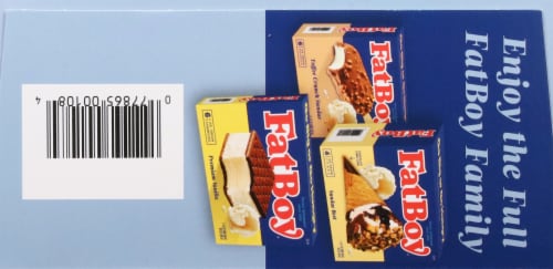 Fat Boy® Cookies & Cream Ice Cream Sandwiches, 12 ct - Kroger