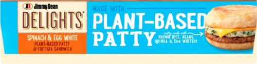Jimmy Dean Delights® Spinach & Egg White Plant Based Patty & Frittata Sandwich Perspective: bottom