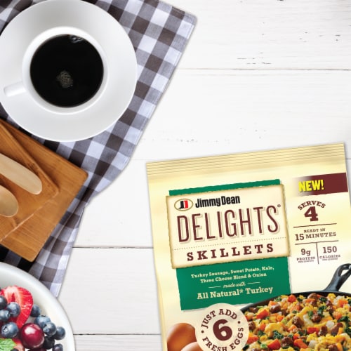Jimmy Dean Delights® Skillets Turkey Sweet Potato Kale & Cheese Frozen Breakfast Perspective: bottom