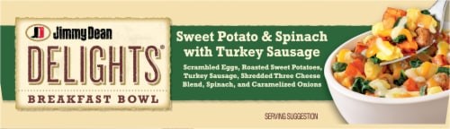 Jimmy Dean Delights® Sweet Potato & Spinach with Turkey Sausage Breakfast Bowl Perspective: bottom