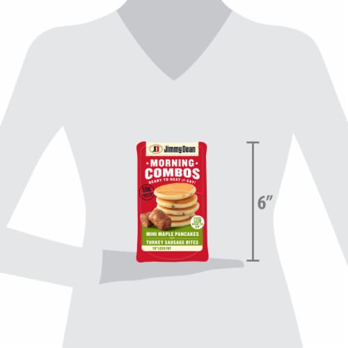 Jimmy Dean® Morning Combos Mini Maple Pancakes and Turkey Sausage Bites single serve Perspective: bottom