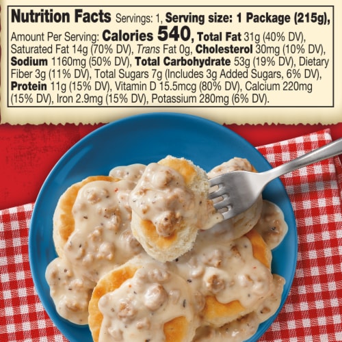 Jimmy Dean Biscuits & Gravy - Sausage Perspective: bottom