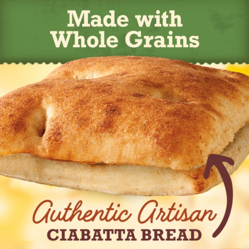 Jimmy Dean Delights Turkey Sausage Egg White and Cheese Ciabatta Sandwiches Perspective: bottom
