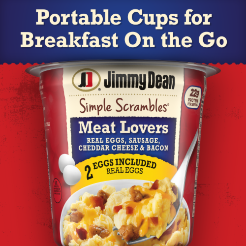 Jimmy Dean Simple Scrambles Meat Lovers Perspective: bottom