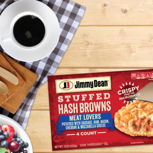 Jimmy Dean® Meat Lovers Stuffed Hash Browns Perspective: bottom
