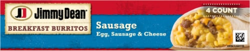 Jimmy Dean® Sausage Egg & Cheese Frozen Breakfast Burritos Perspective: bottom