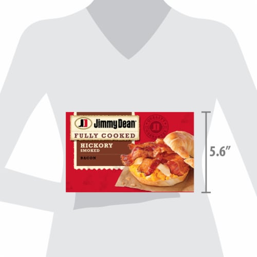 Jimmy Dean Fully-Cooked Bacon Hickory Smoked Perspective: bottom