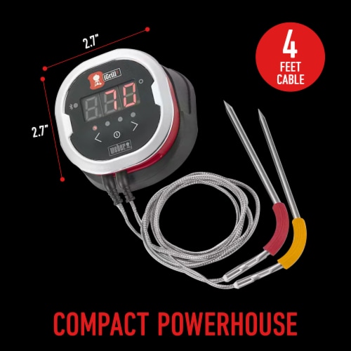 Weber iGrill 2 Bluetooth Connected Thermometer Perspective: bottom