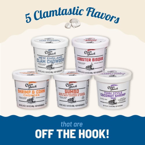 Blount Clam Shack Gluten Free New England Clam Chowder Soup Perspective: bottom